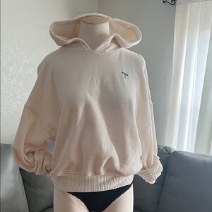 Aerie Women's Cream Hoodie Sweatshirt XS